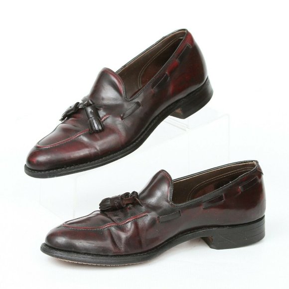 Vintage Johnston Murphy Apron Toe Tassel Loafers